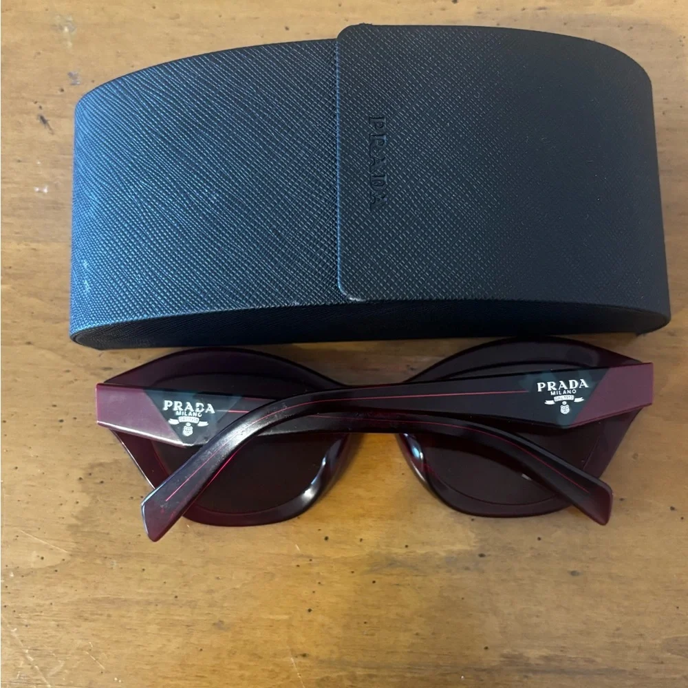 Prada Women's Burgundy Sunglasses